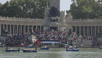 Madrid'deki Retiro parkında Filistin'e destek gösterisi düzenlendi