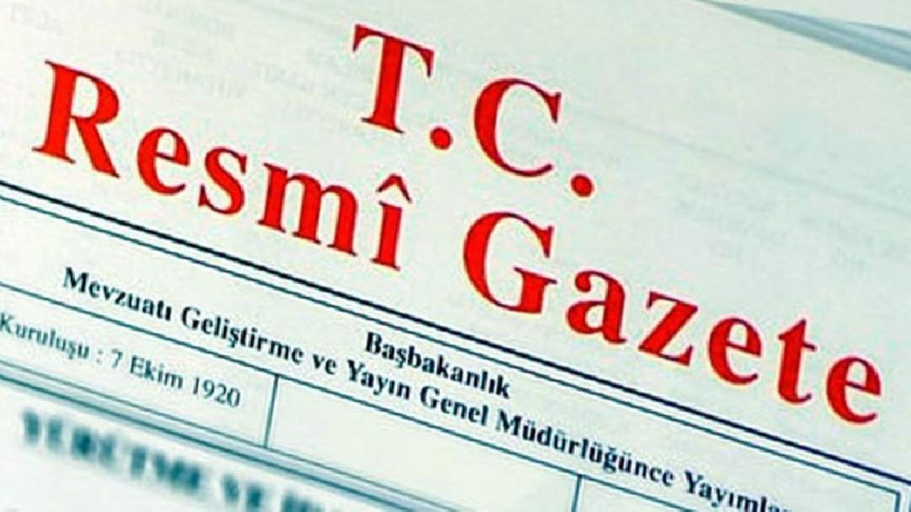 Resmi Gazete'de bugün (19 Ağustos 2022)