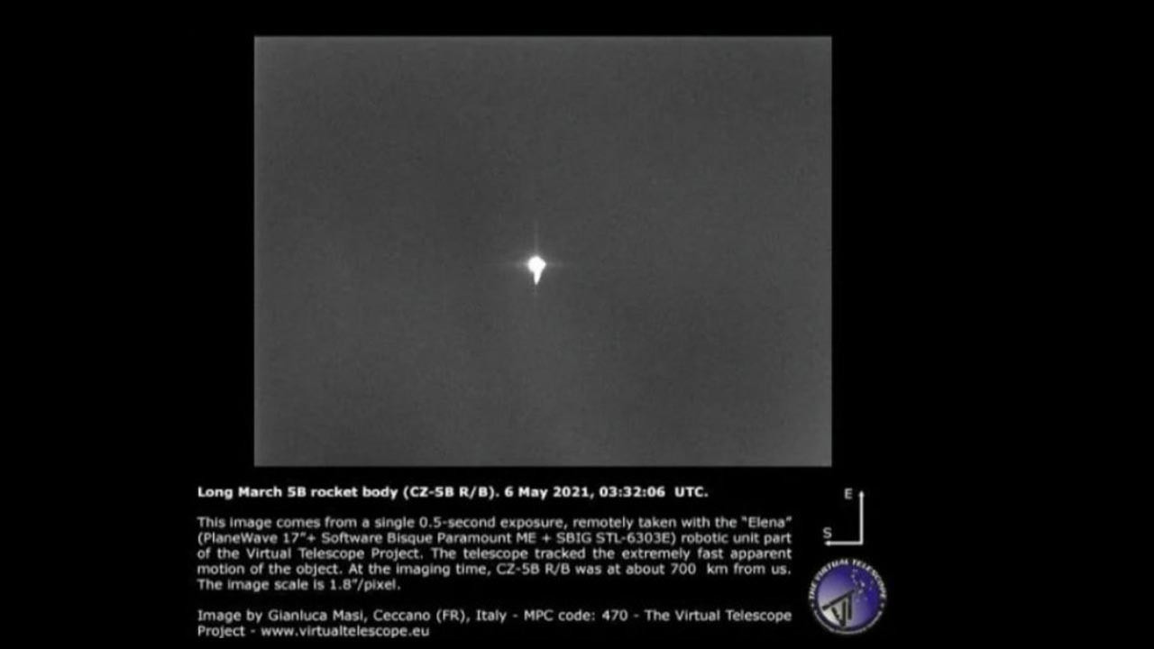 NASA Çin'i kontrolden çıkan roket konusunda uyardı