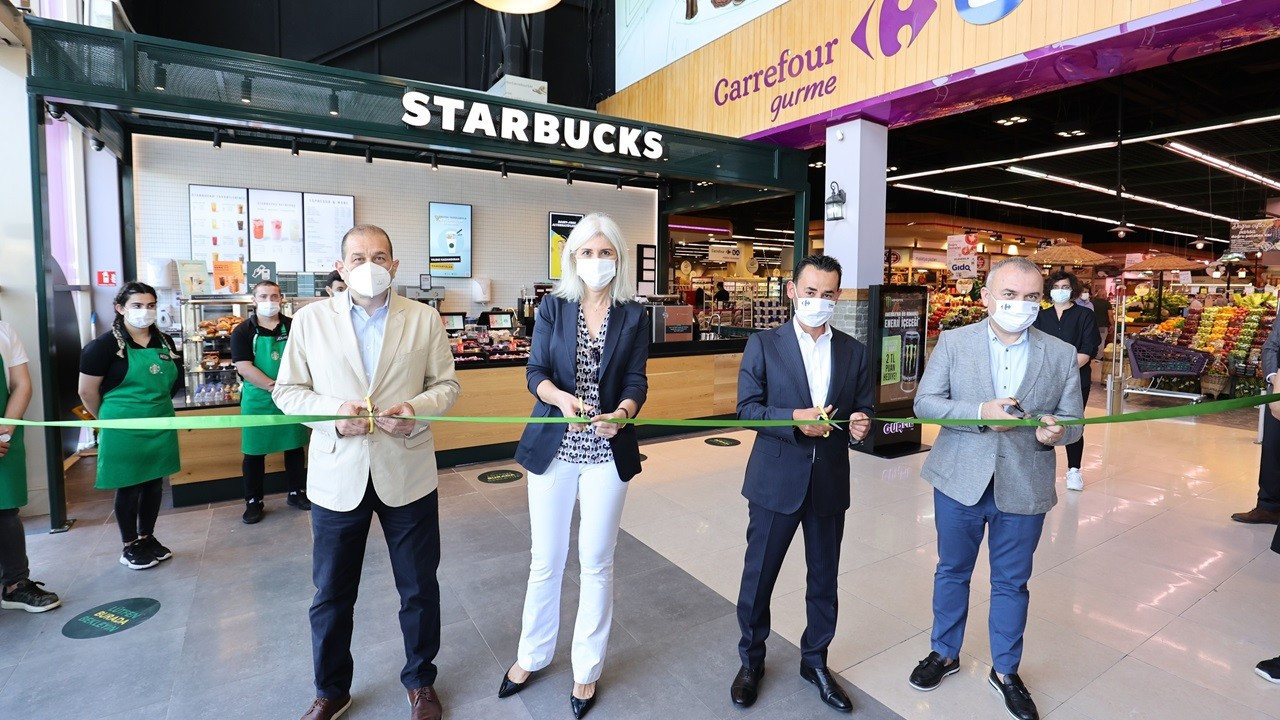 Starbucks, CarrefourSA marketlerde