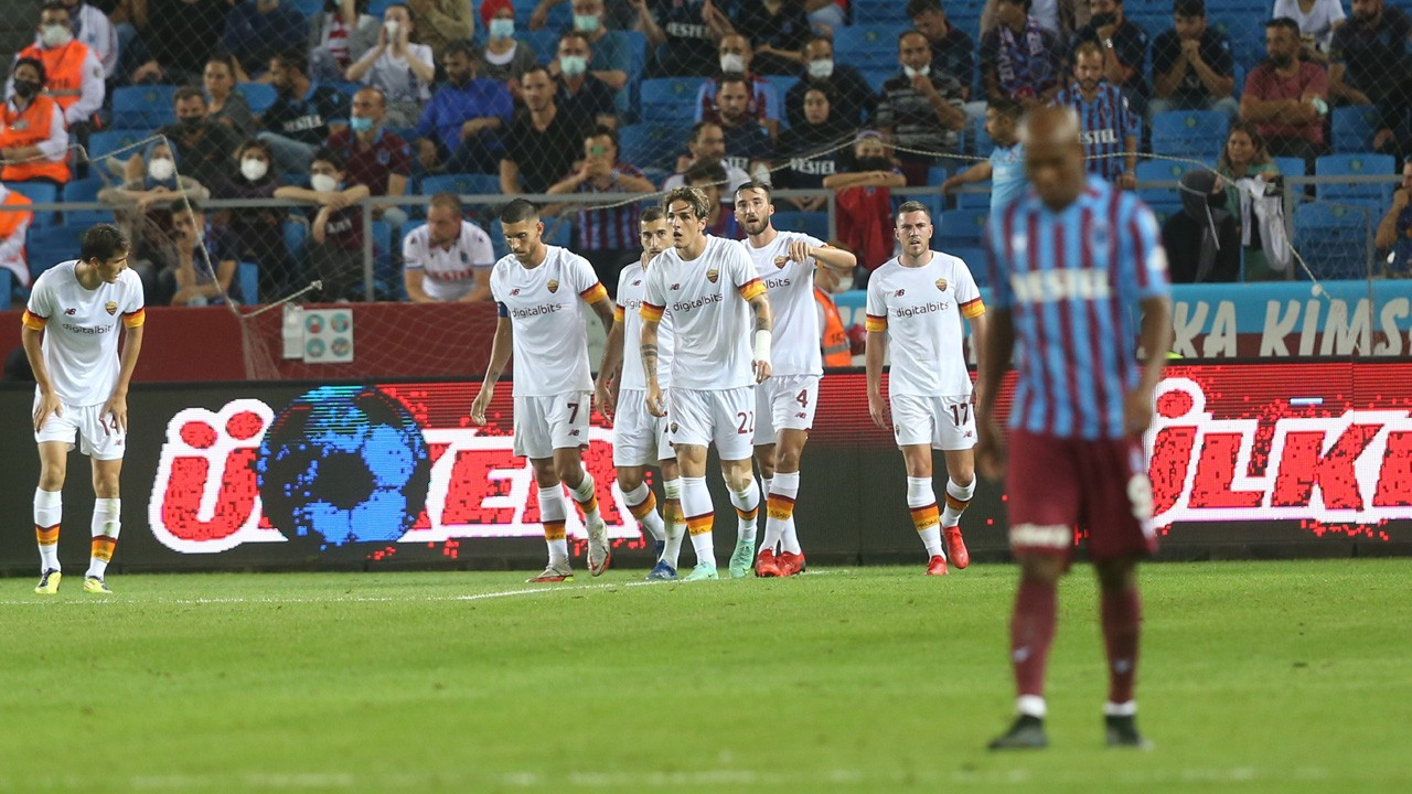 Trabzonspor Roma'ya 2-1 yenildi