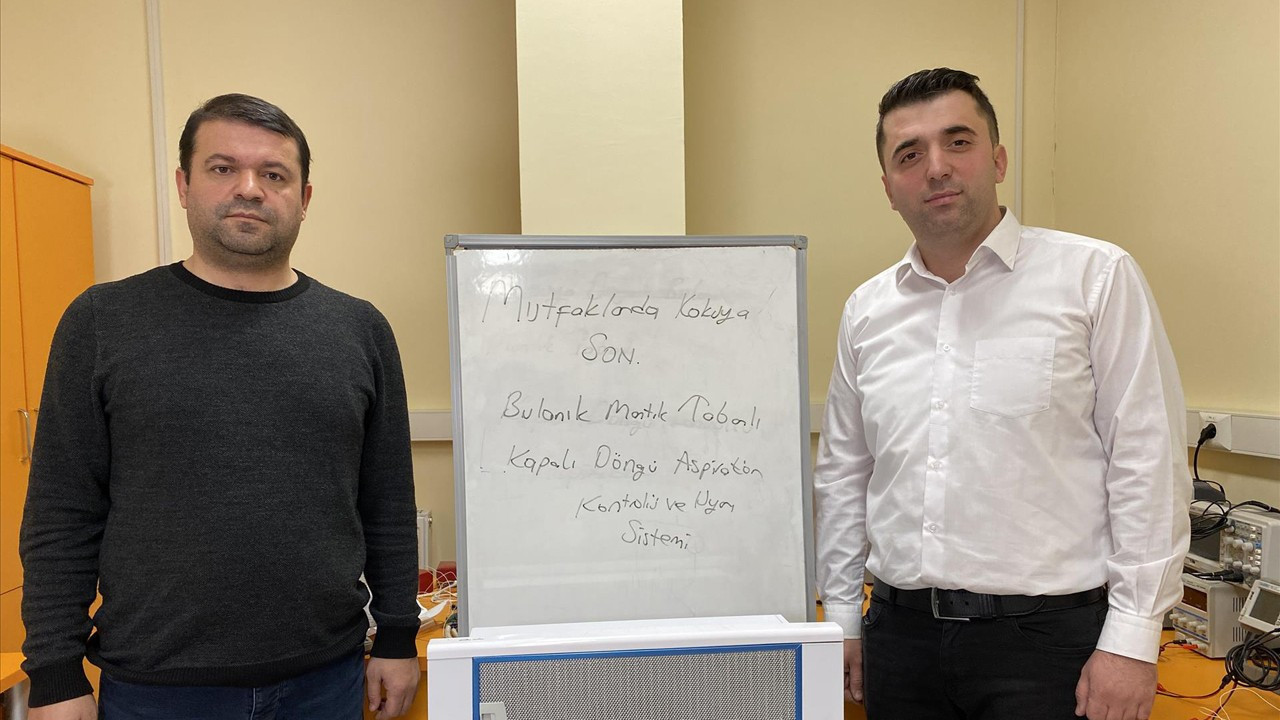 Hitit Üniversitesi, mutfakta hava kalitesini artıran “akıllı aspiratör” geliştirdi