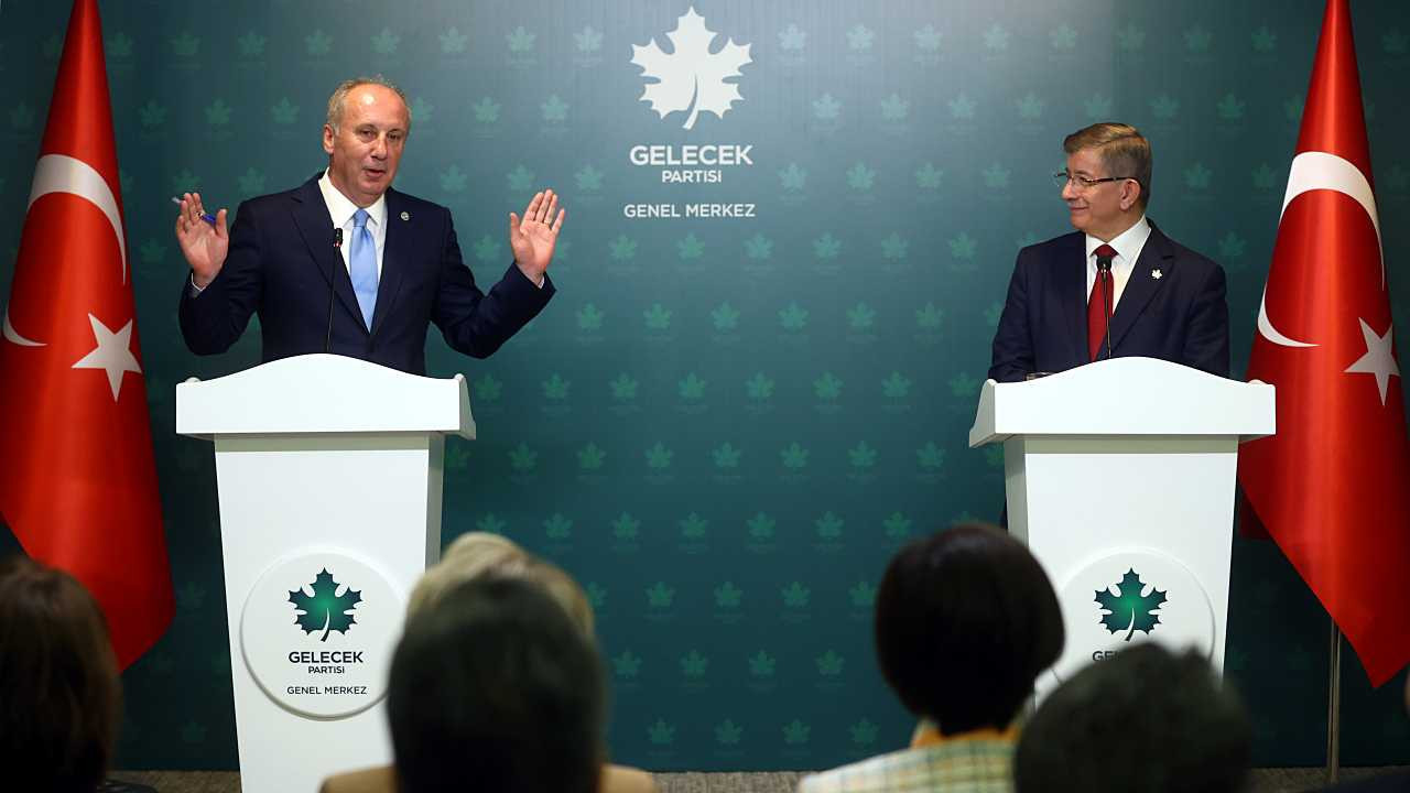 Muharrem İnce'den Davutoğlu'na ziyaret