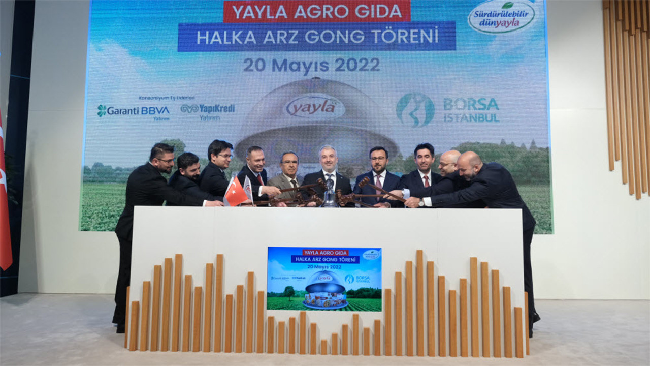Borsada 'gong' Yayla Agro için çaldı