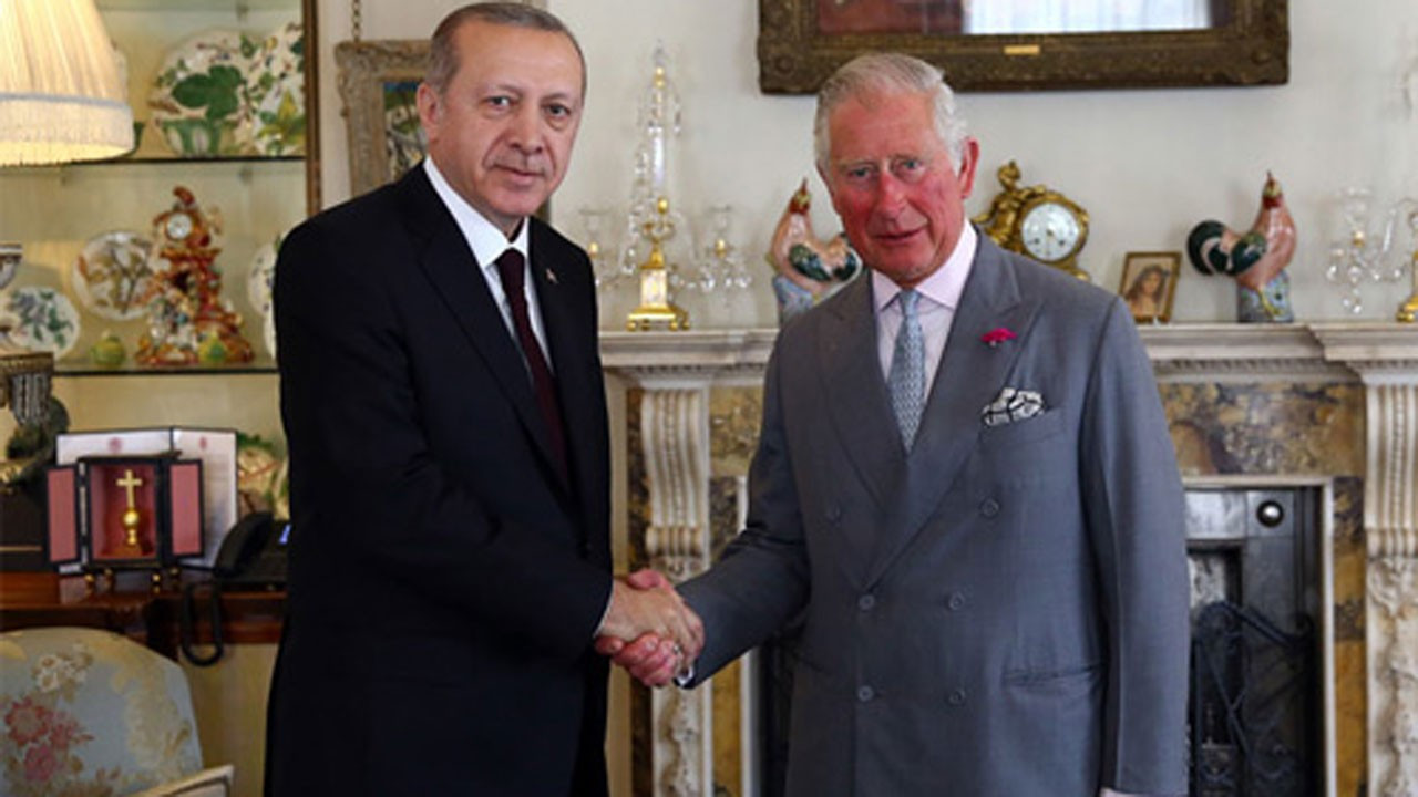 Cumhurbaşkanı Erdoğan, İngiltere Kralı Charles ile görüştü