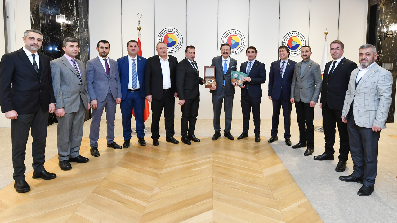 Sungurlu TSO’dan Hisarcıklıoğlu’na ziyaret