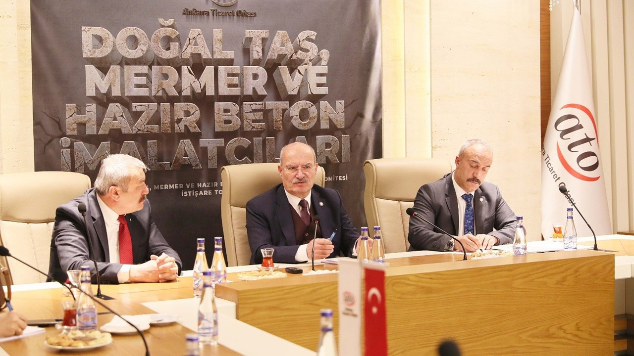ATO Başkanı Baran: Doğal taşta katma değer artışı için mesleki eğitim gerekli