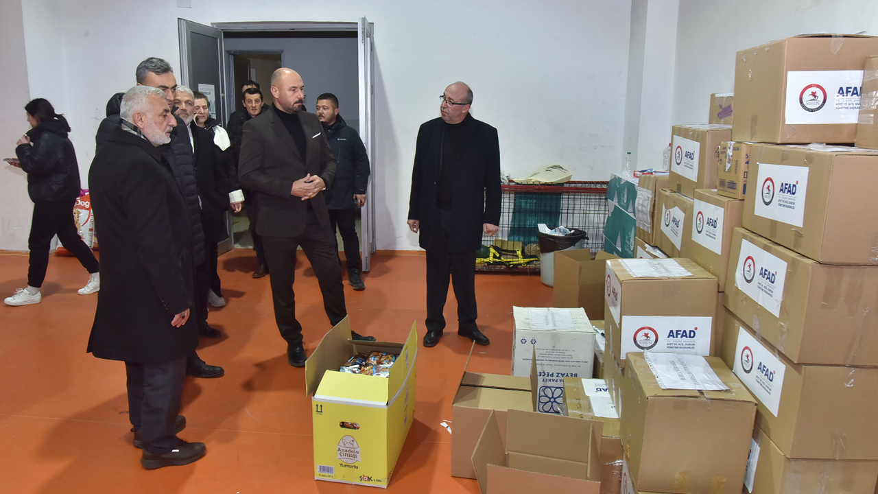 Tekkeköy’de yardımlar koordinasyon içinde ulaştırılıyor