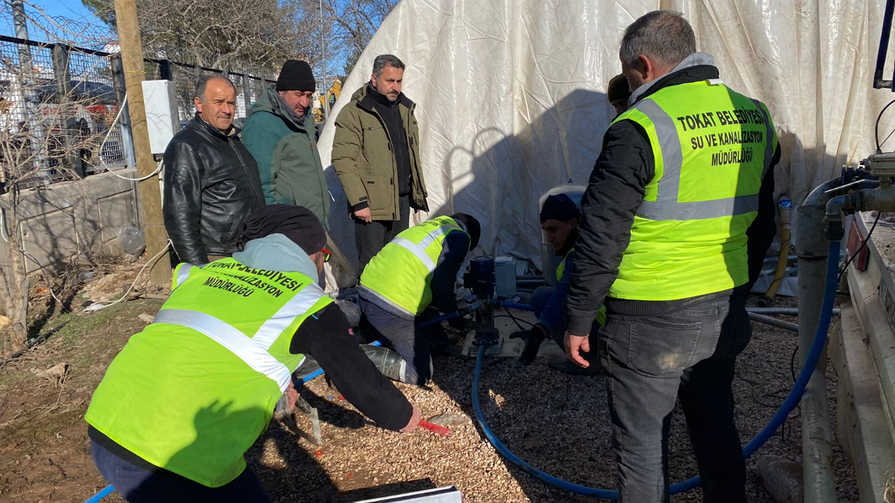 Tokat Belediyesi Adıyaman’da çöken altyapıyı ayağa kaldırıyor