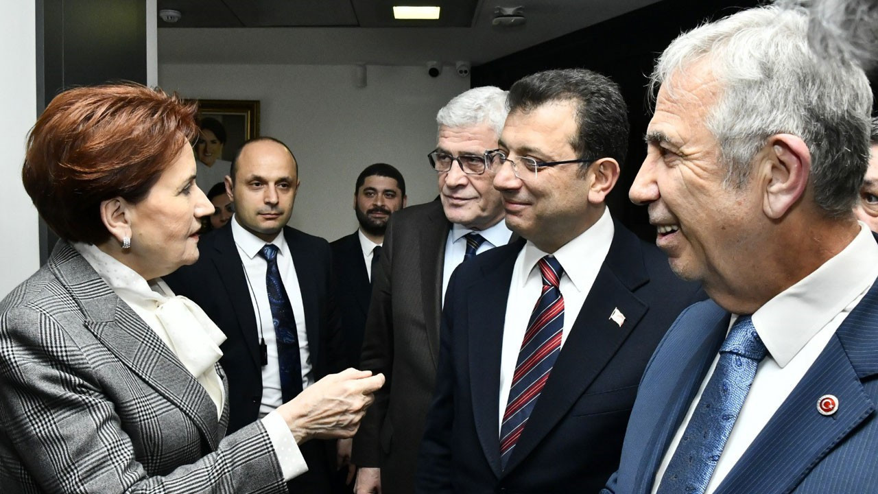 Altılı masa tekrar birleşti: Akşener masaya yeniden oturdu