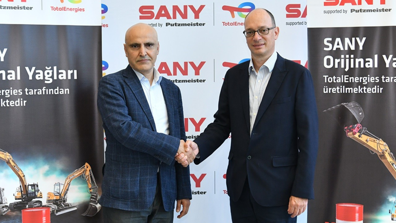 TotalEnergies, SANY iş makineleri için madeni yağ üretecek