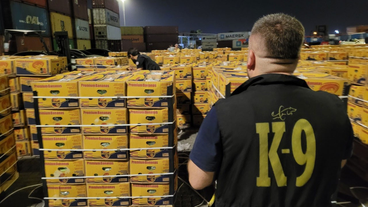 Mersin Limanı'nda 11 kilogram kokain ele geçirildi