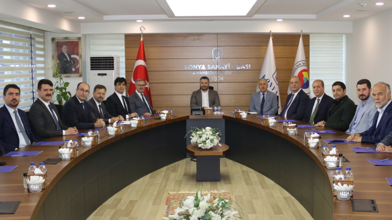 KSO Başkanı Büyükeğen, sanayicilerin taleplerini Bakan Yardımcısı İnan’a iletti