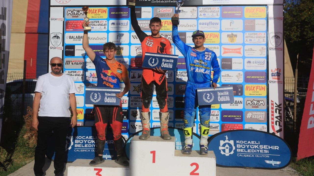 Enduro Şampiyonası'nın ikinci ayağı Kocaeli'de yapıldı