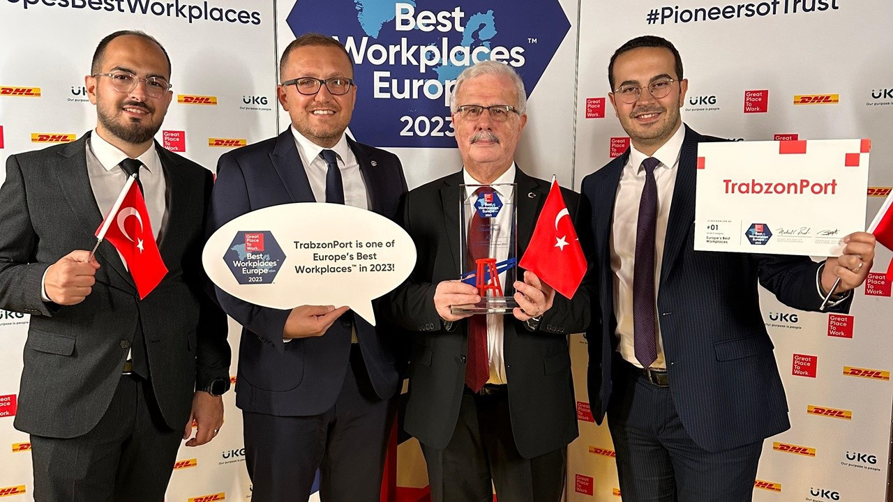 Trabzon Port, Avrupa’nın en iyi işvereni seçildi