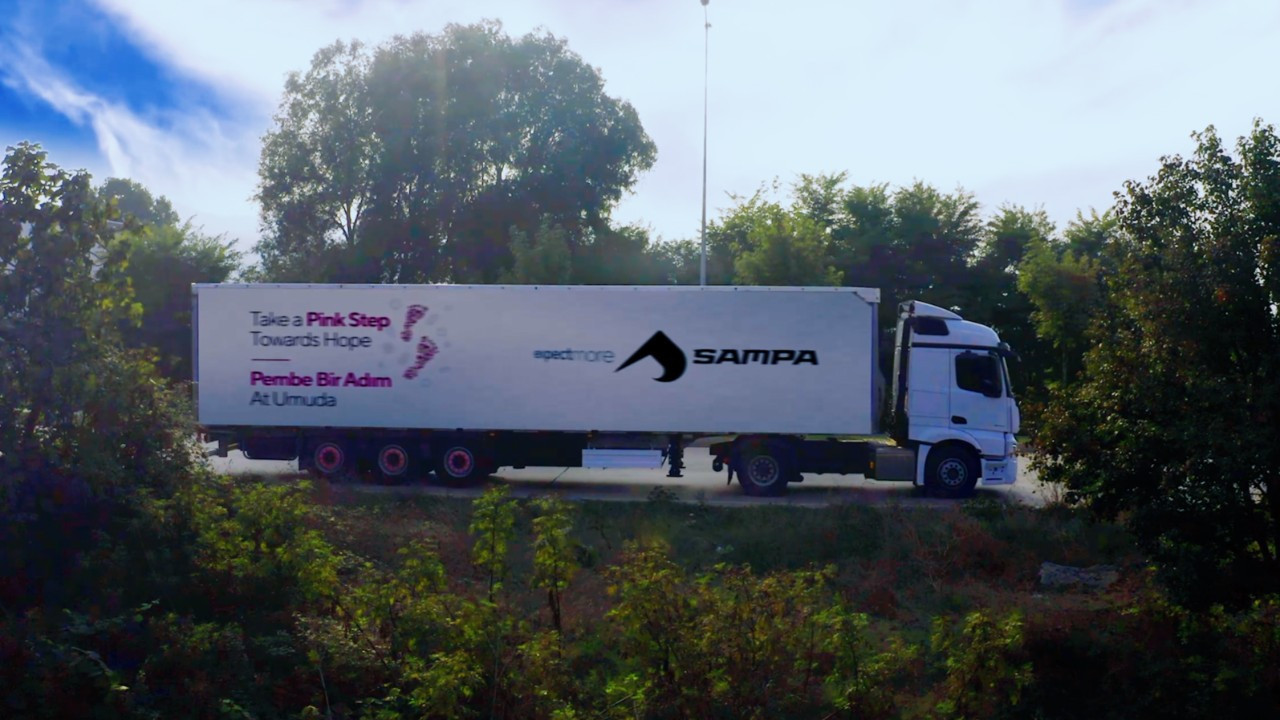 Sampa'dan "Umuda Pembe Bir Adım At" kampanyası