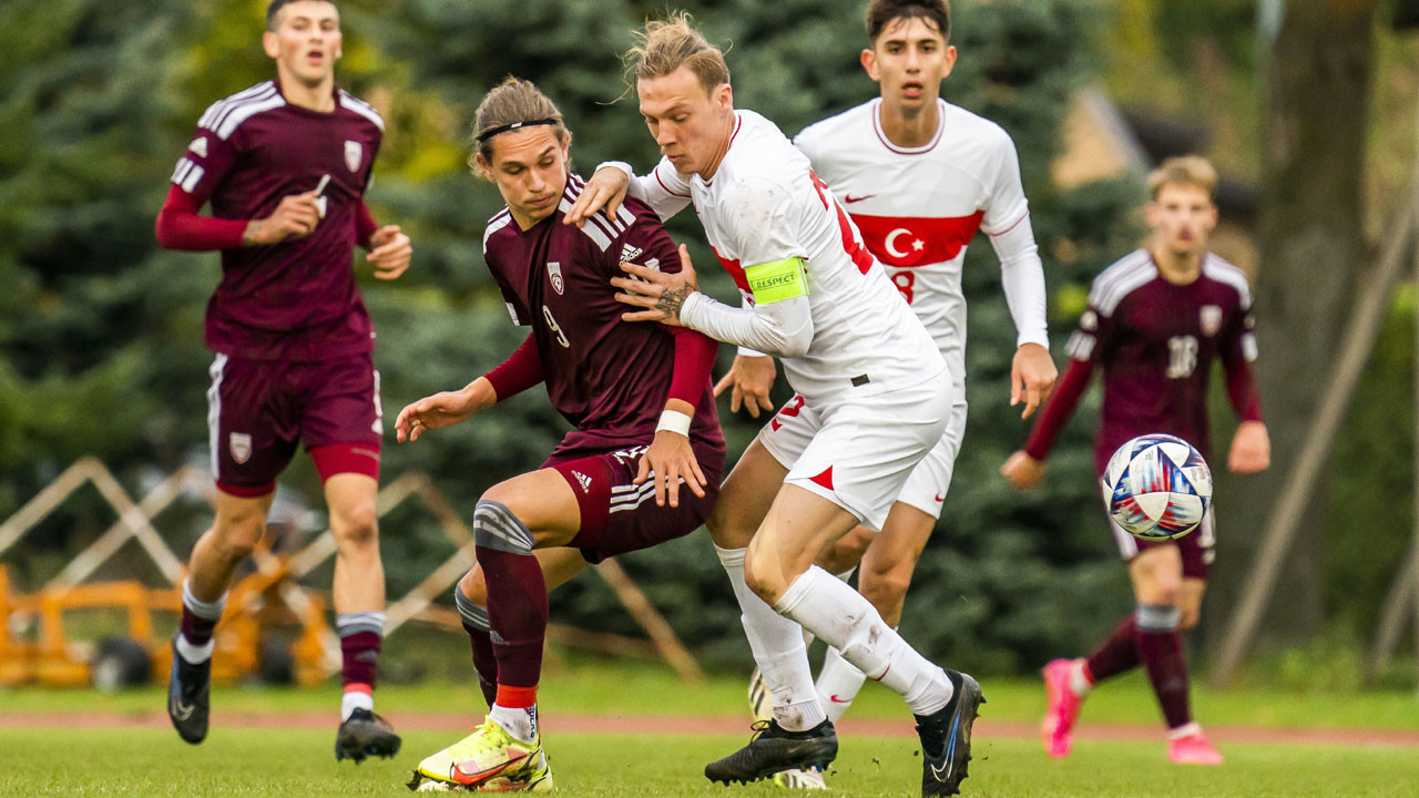 Ümit Milliler Letonya'ya 2-1 mağlup oldu