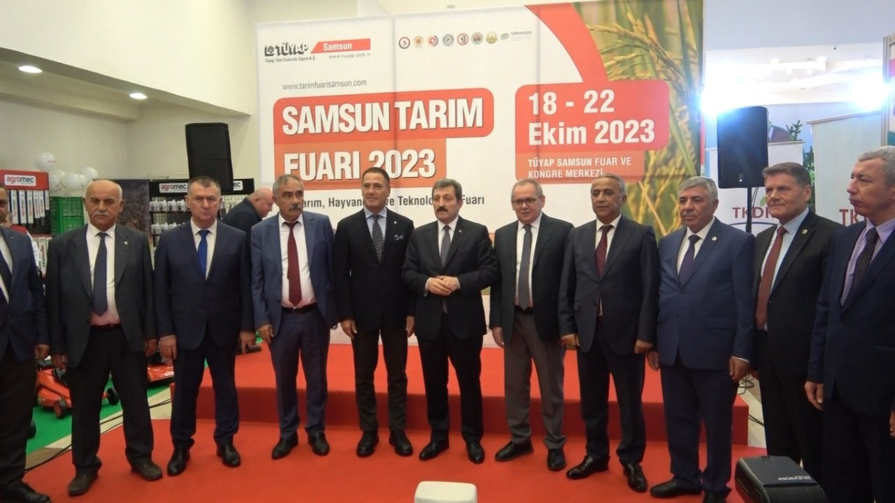 8. Samsun Tarım, Hayvancılık ve Teknolojileri Fuarı açıldı