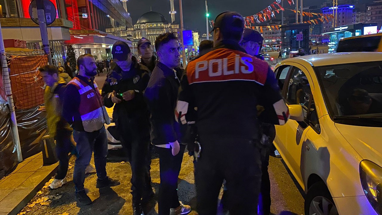 Taksim'de helikopter destekli operasyon