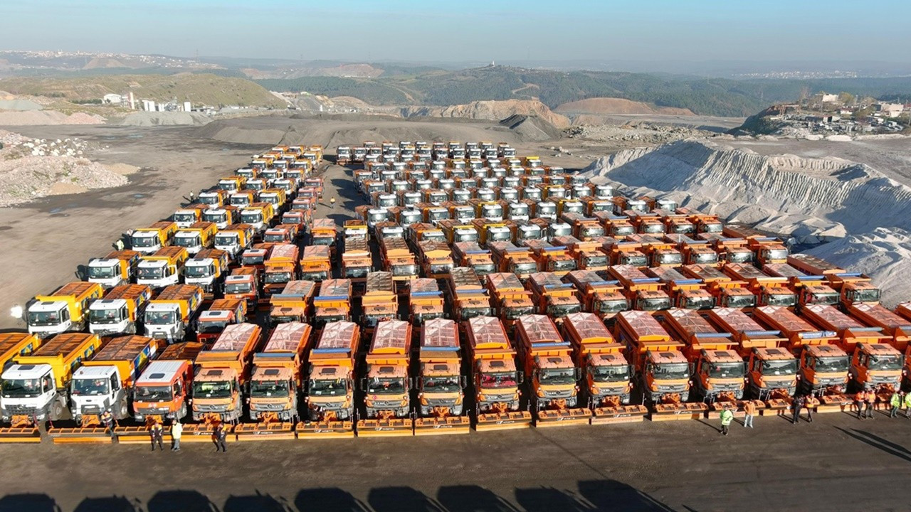 İBB’den kış hazırlıkları: 125 yeni araç aldı