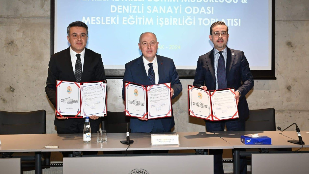Denizli mesleki eğitime cazibe kazandırmak için harekete geçti