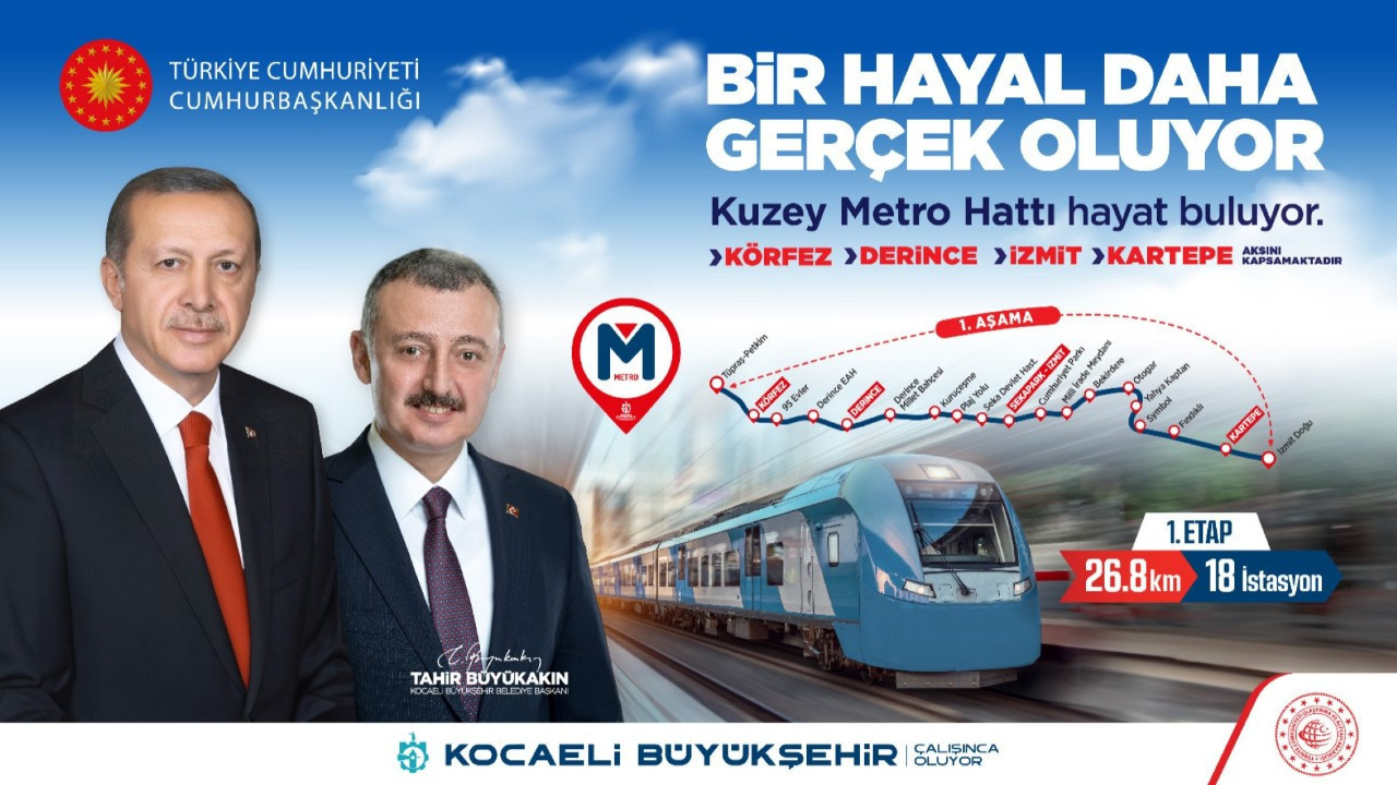 Kuzey Metro Hattı 95 milyar TL'lik yatırım hacmine sahip