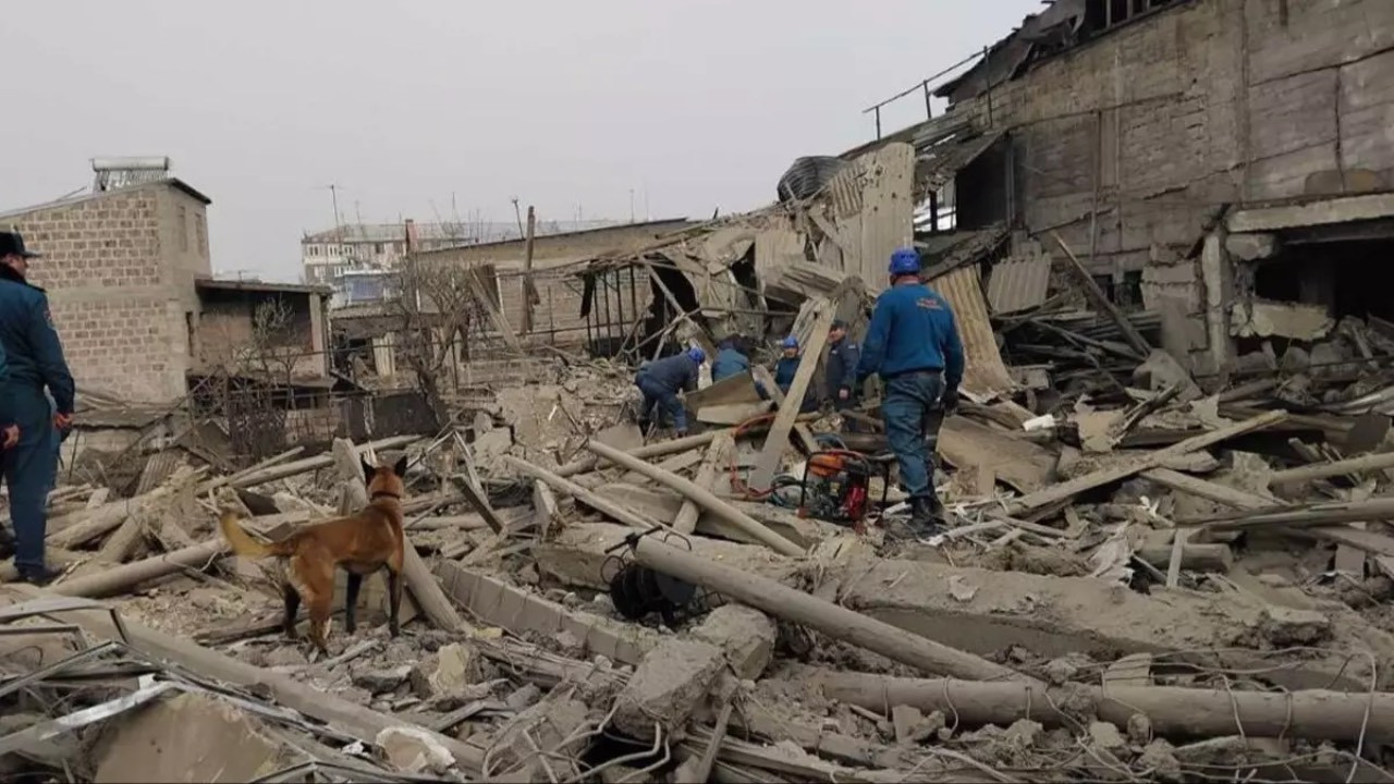 Ermenistan'ın başkenti Erivan'da patlama