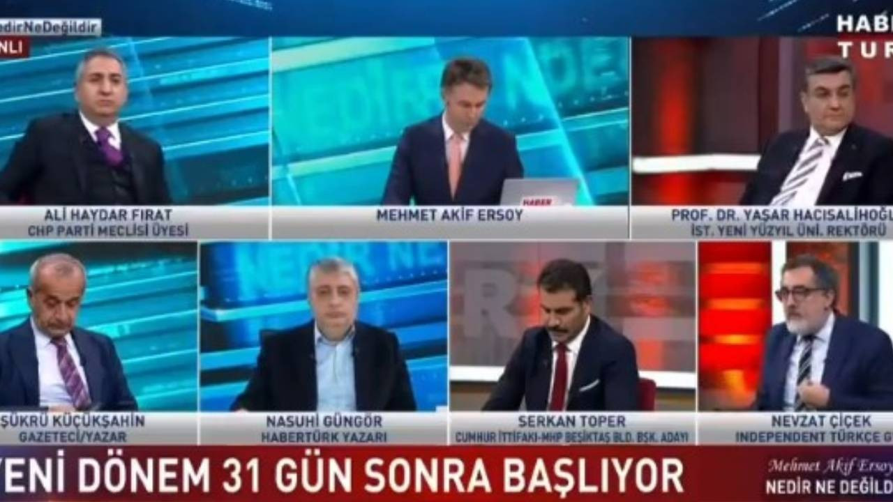 Habertürk canlı yayında KJ tartışması... CHP'li Ali Haydar Fırat programı terk etti
