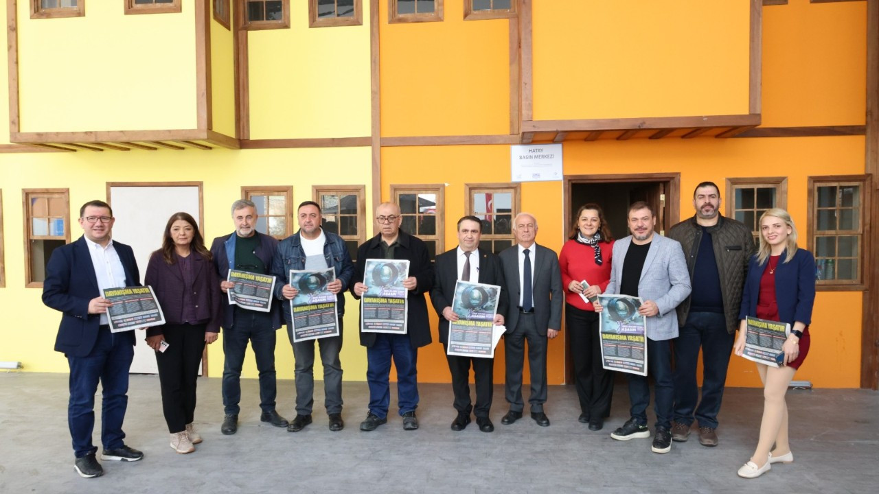 İzmir’den gelen destekle Hataylı gazeteciler için basın merkezi açıldı