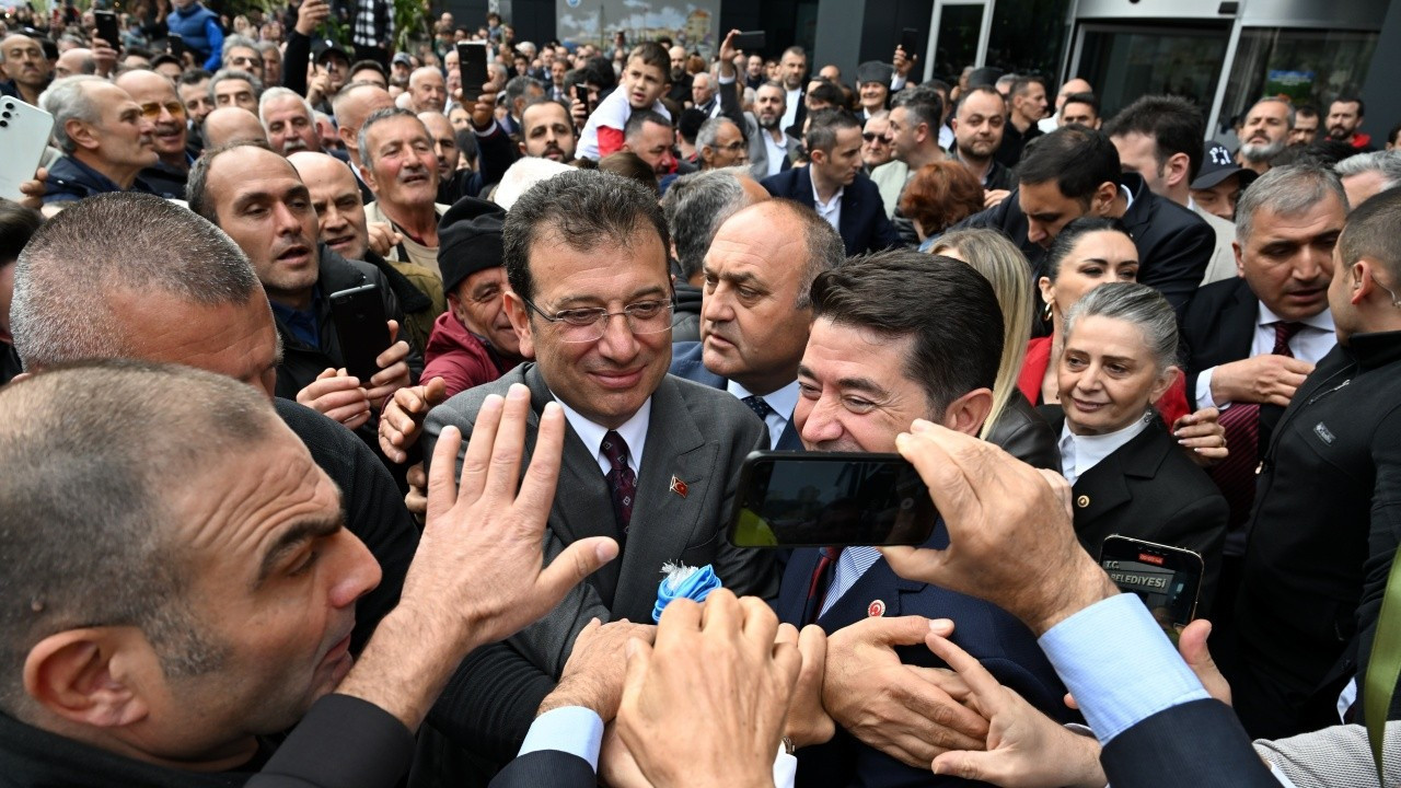 İmamoğlu'na Trabzon'da yoğun ilgi