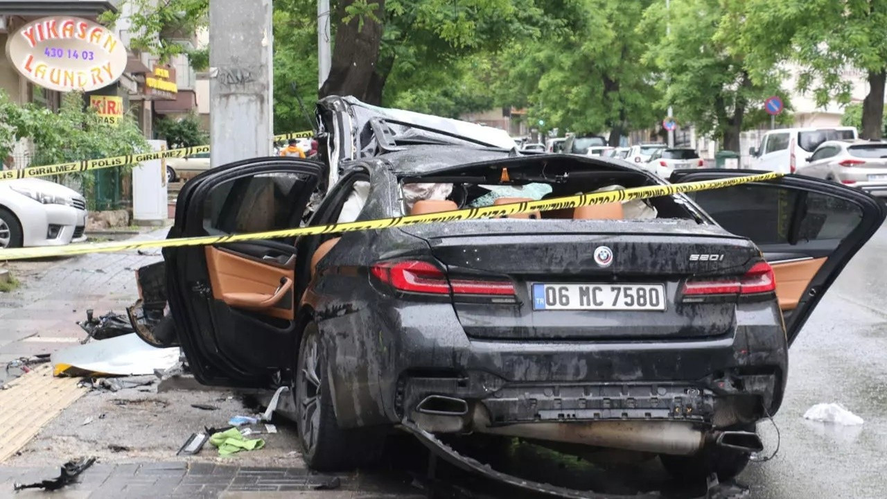 Ankara’da korkunç kaza! 1 ölü, 4 yaralı