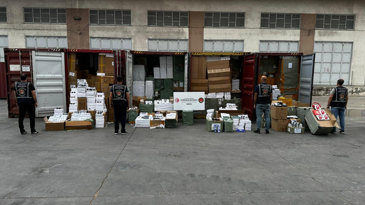 Gümrük muhafaza ekipleri 646 milyon TL'lik kaçakçılığı önledi