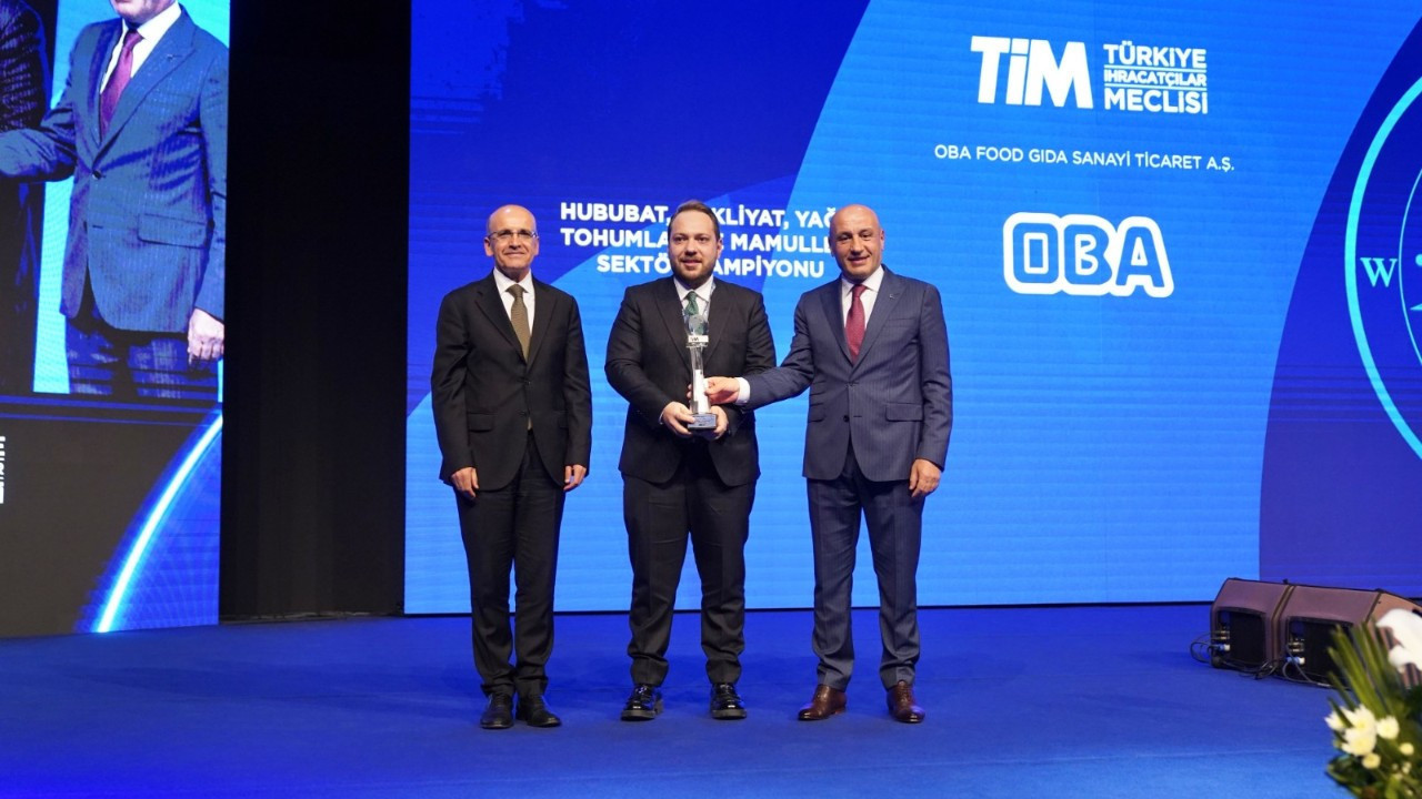 Oba Makarna 11. kez ihracat şampiyonu oldu