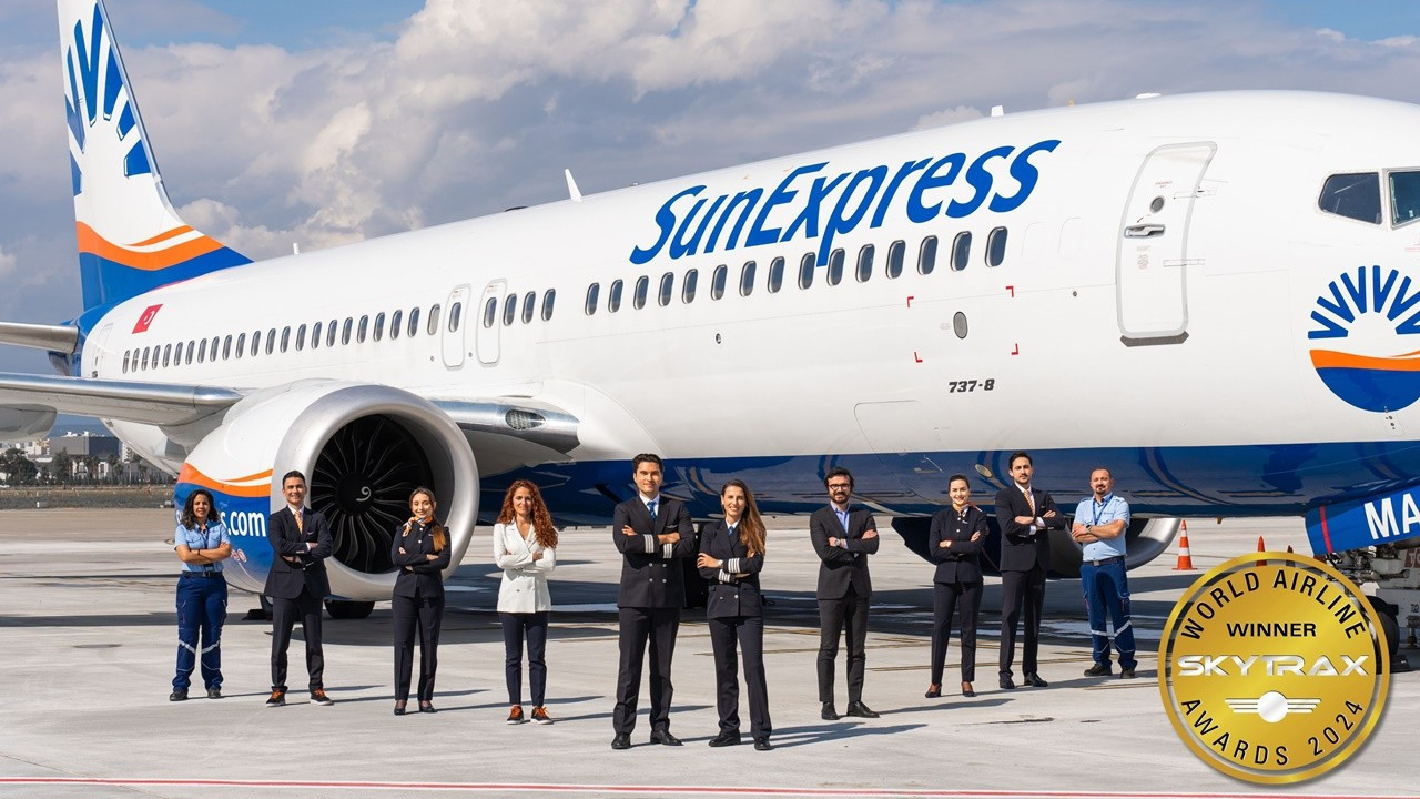 SunExpress’e ‘Avrupa’nın En İyi Tatil Hava Yolu’ ödülü