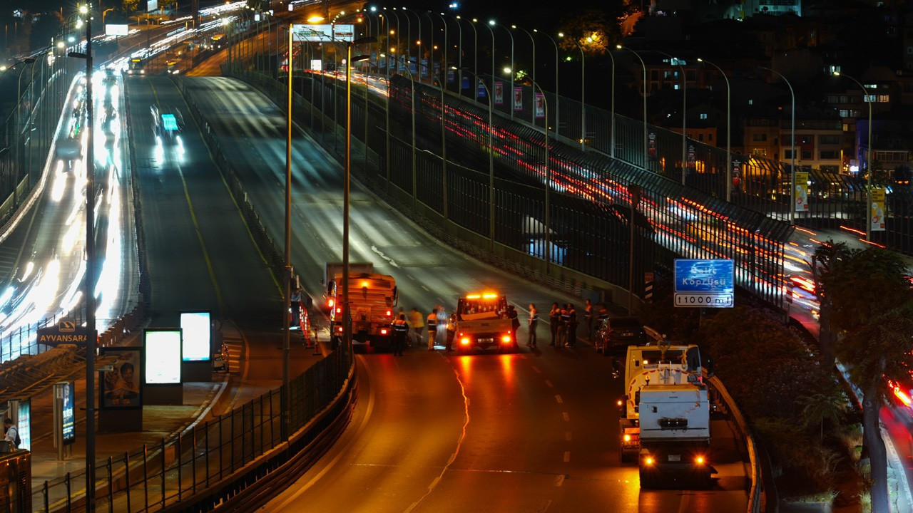 İstanbullular dikkat! Haliç Köprüsü'nün Kadıköy istikameti trafiğe kapatıldı