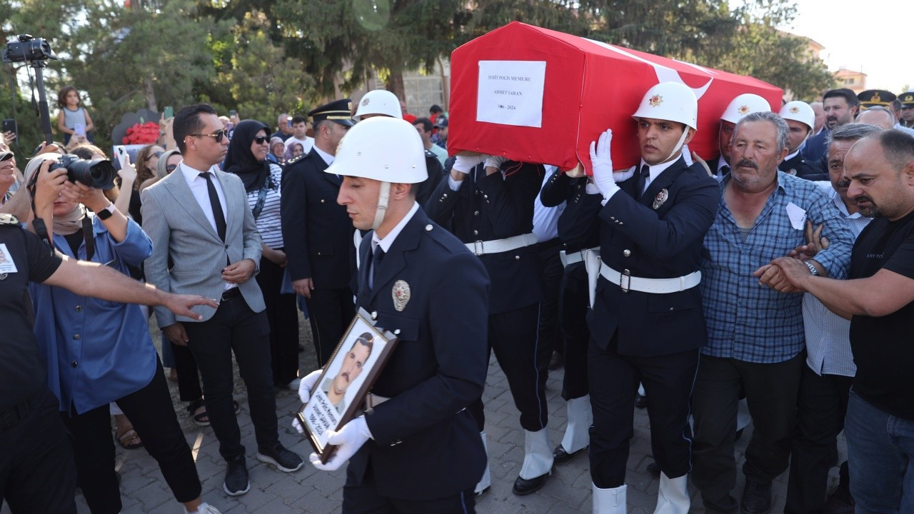 Şehit polis memuru Nevşehir'de toprağa verildi