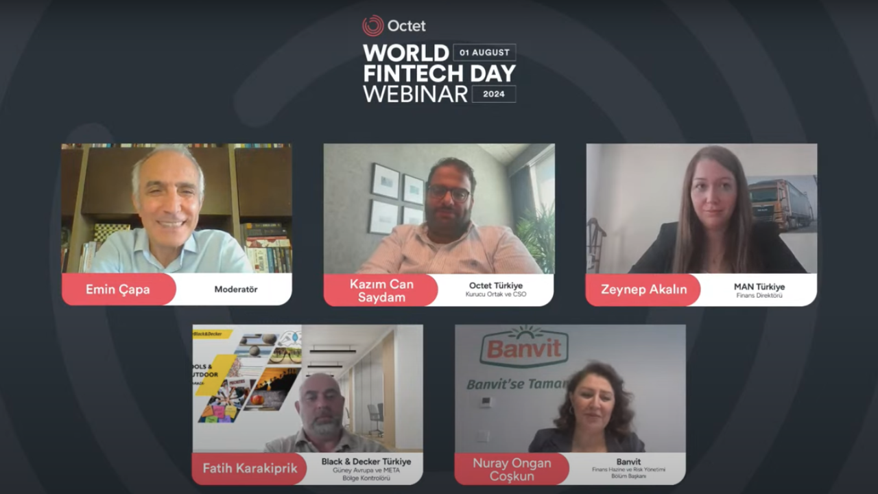 Octet Türkiye, 1 Ağustos Dünya Fintech Günü’nü gerçekleştirdiği webinarla kutladı