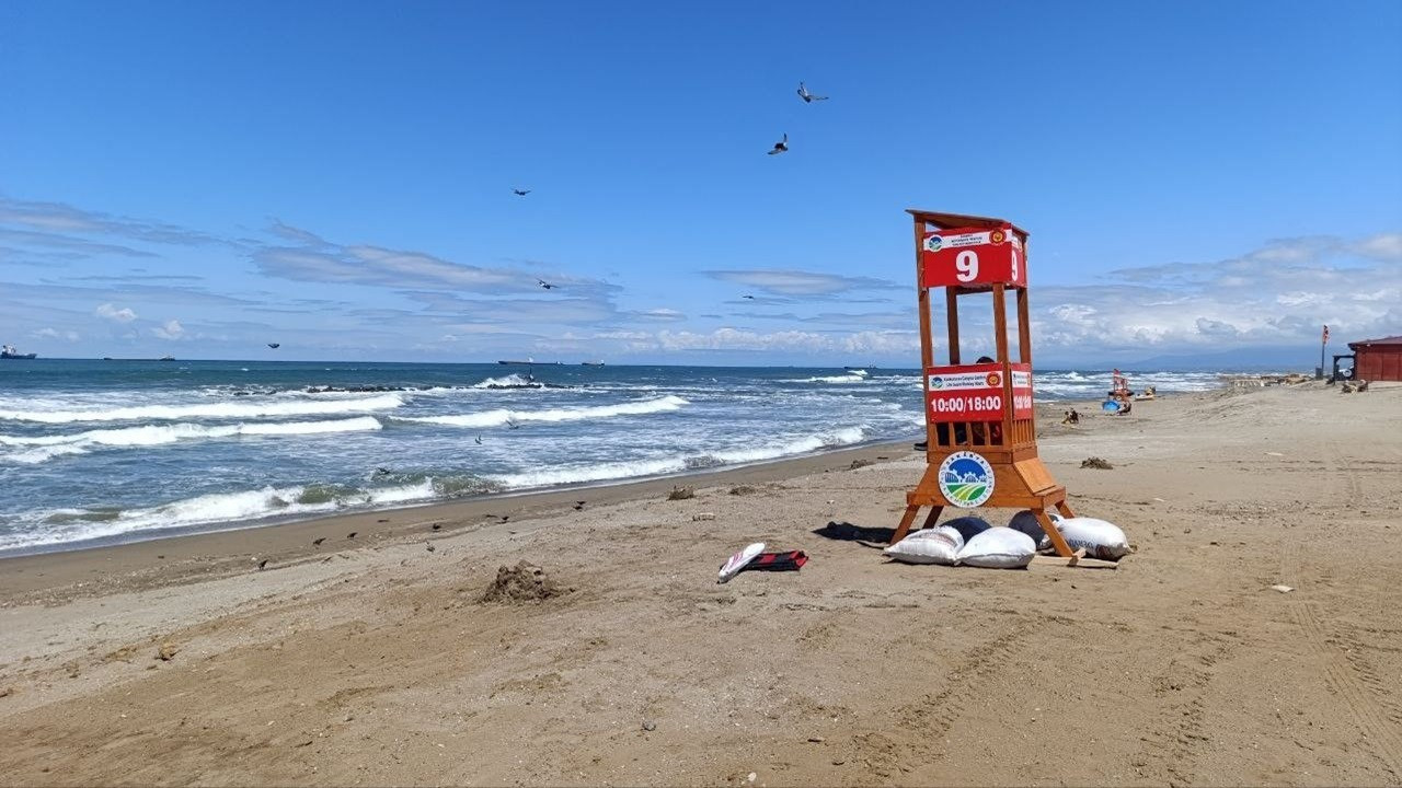 Sakarya'da denize girişler yasaklandı