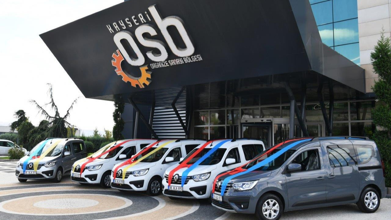 Kayseri OSB araç filosuna 5 yeni hizmet aracı eklendi