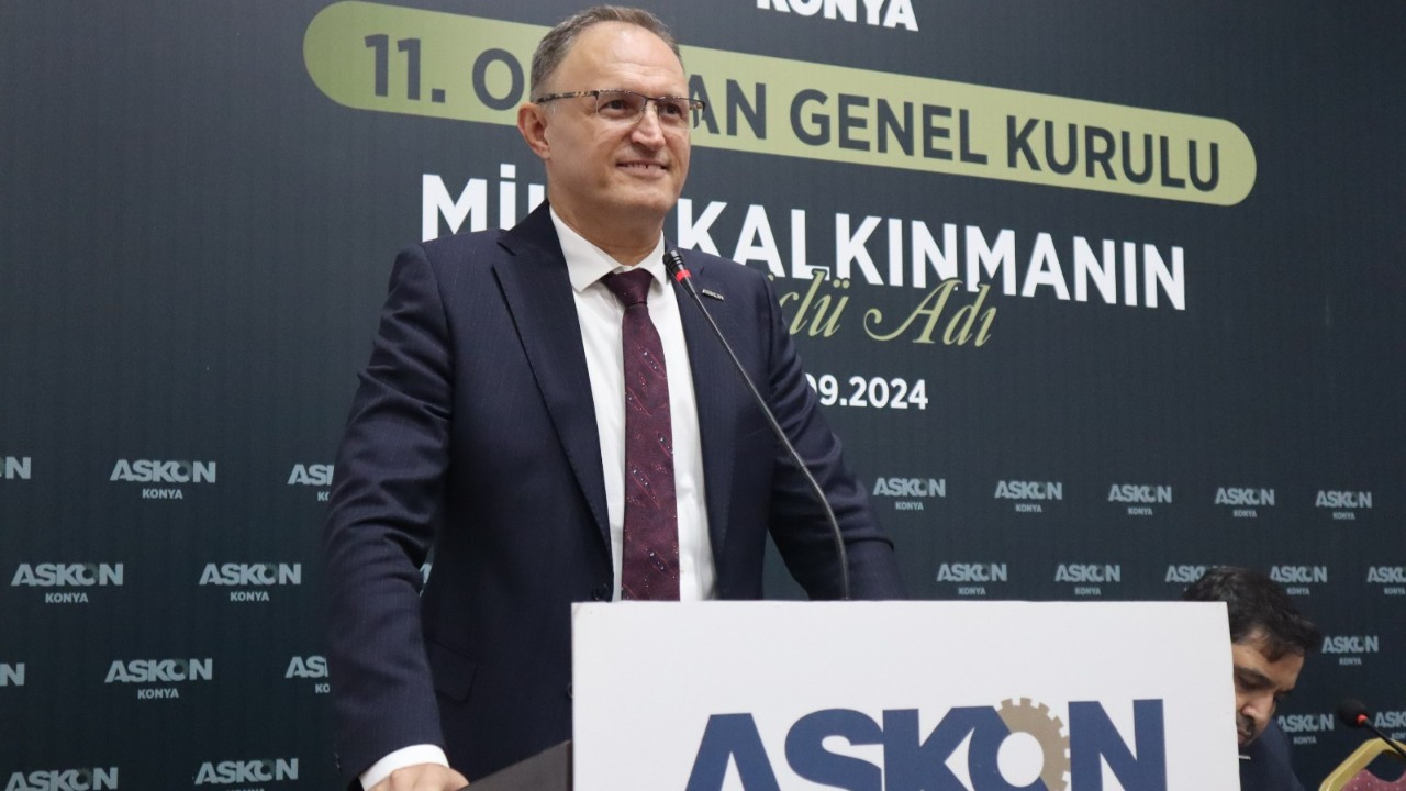 ASKON Konya Şubesi'nde Atilla Sinacı güven tazeledi