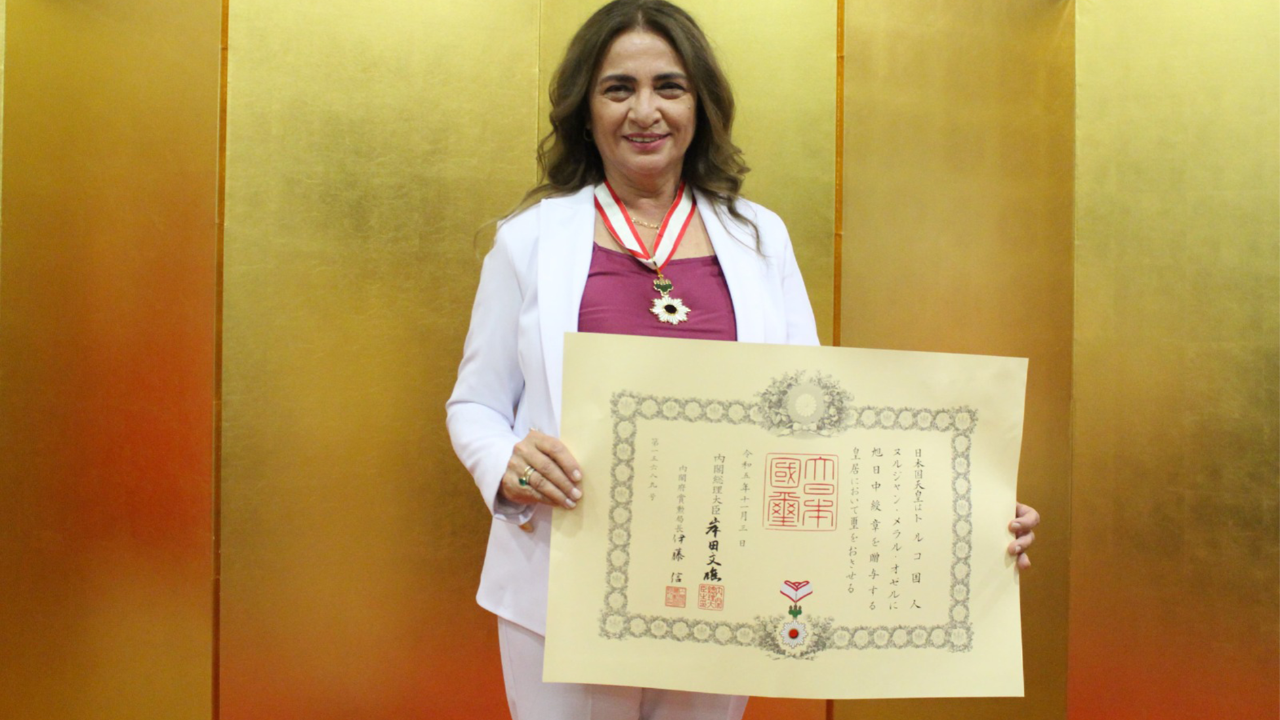 Kandilli Rasathanesi Müdürü Prof. Dr. Nurcan Meral Özel’e Japonya’dan yüksek devlet nişanı