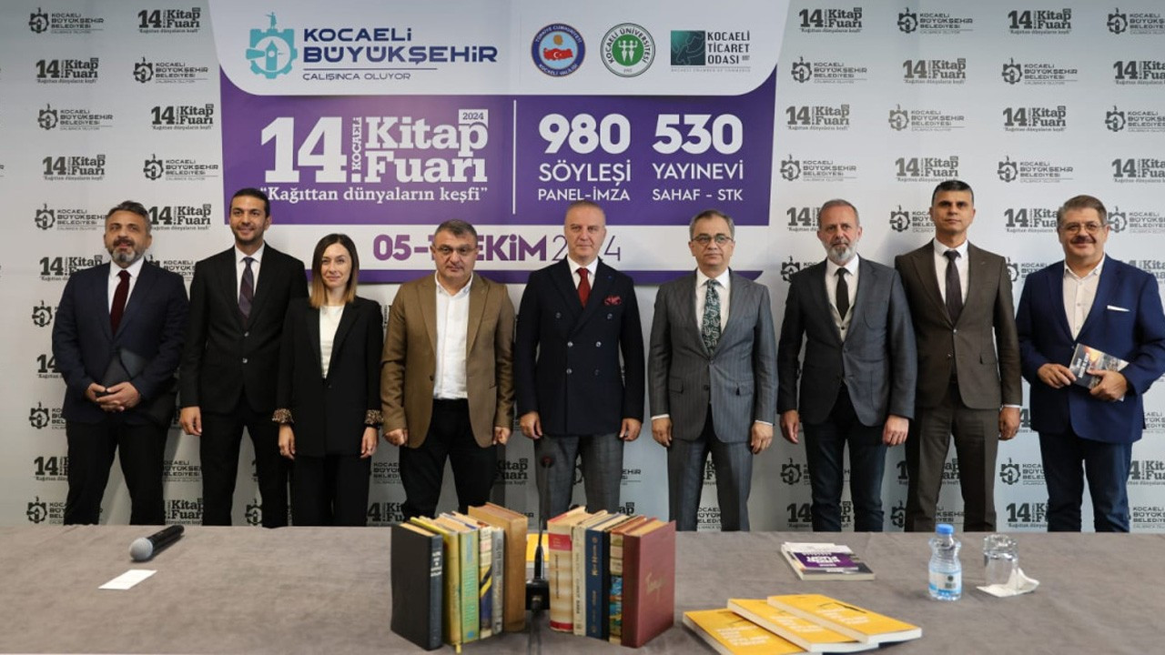 14. Kocaeli Kitap Fuarı kitapseverleri bir araya getirecek