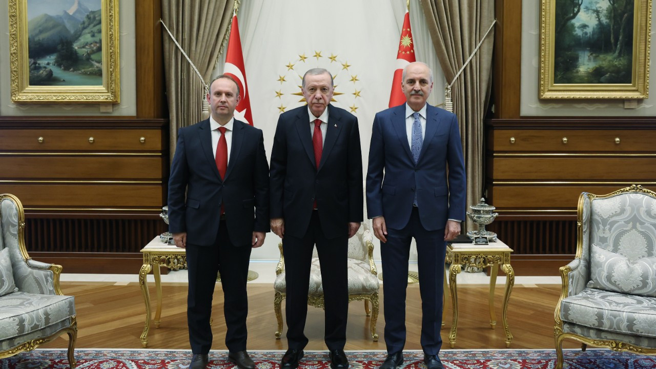 Cumhurbaşkanı Erdoğan, Kuzey Makedonya Meclis Başkanı ile görüştü
