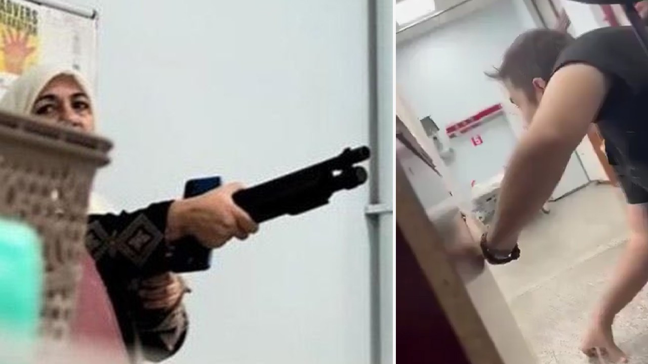 “Elimde bomba düzeneği var” diyerek hastaneyi basan kadın, sağlıkçıları rehin aldı! Korku dolu anlar kamerada