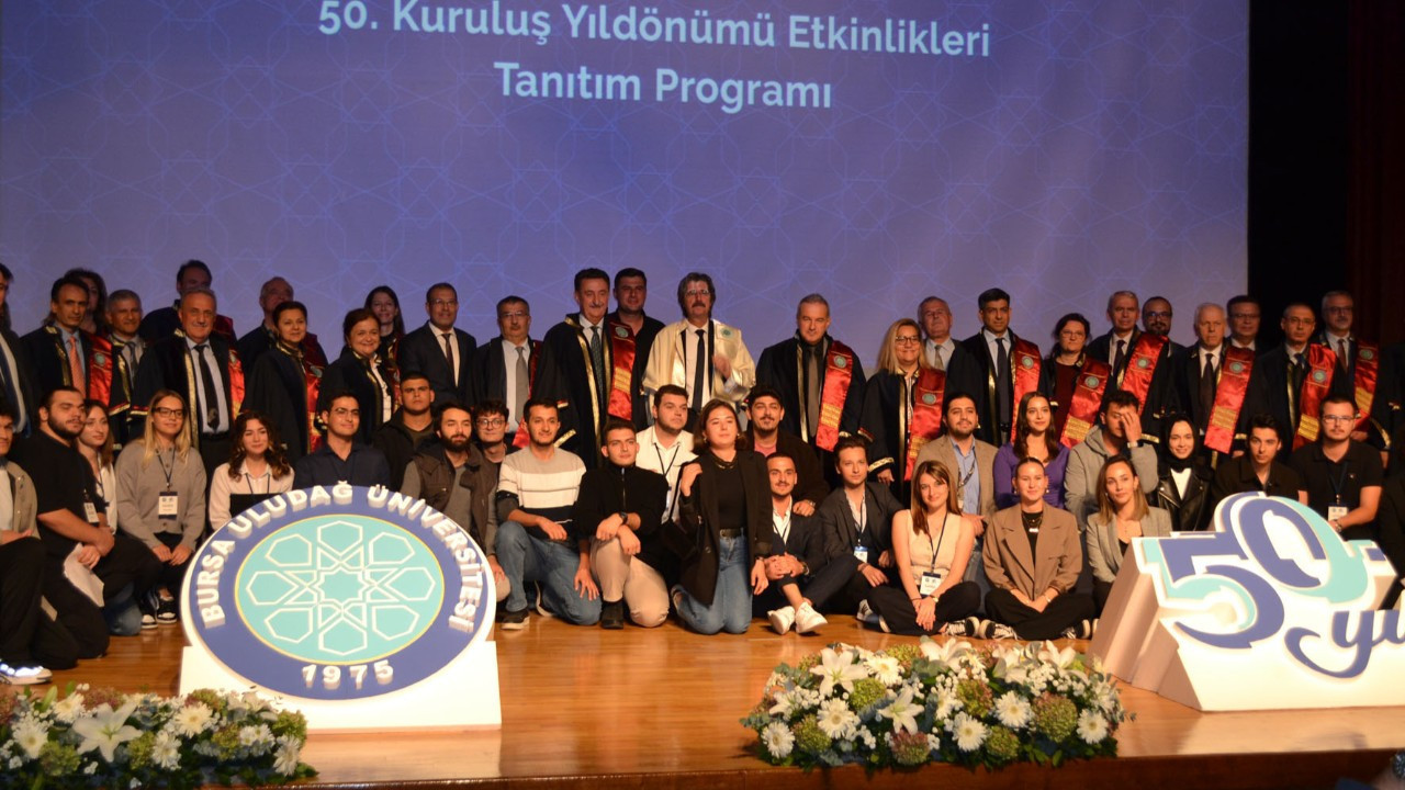 Bursa Uludağ Üniversitesi 50’nci yılını kutladı