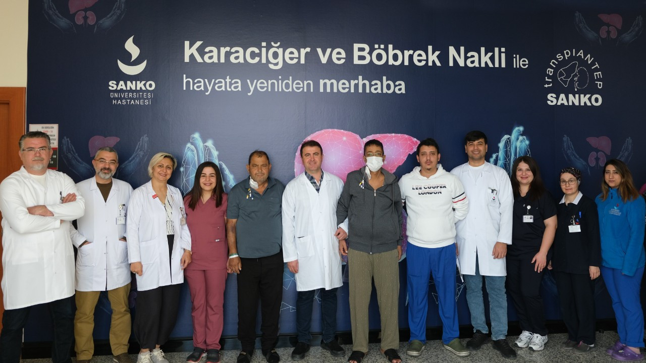 SANKO’da iki farklı organ nakli ameliyatı eş zamanlı gerçekleştirildi