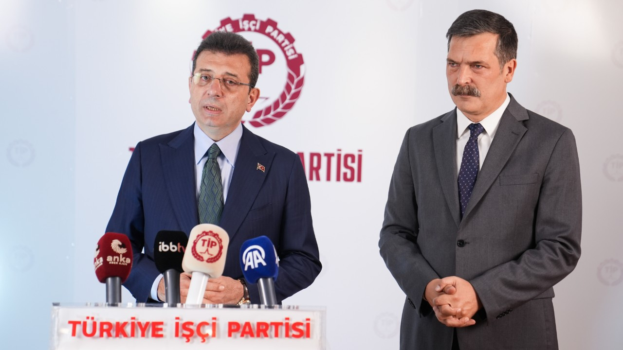 İmamoğlu'ndan Erkan Baş'a ziyaret: Direnişimizi devam ettiriyoruz