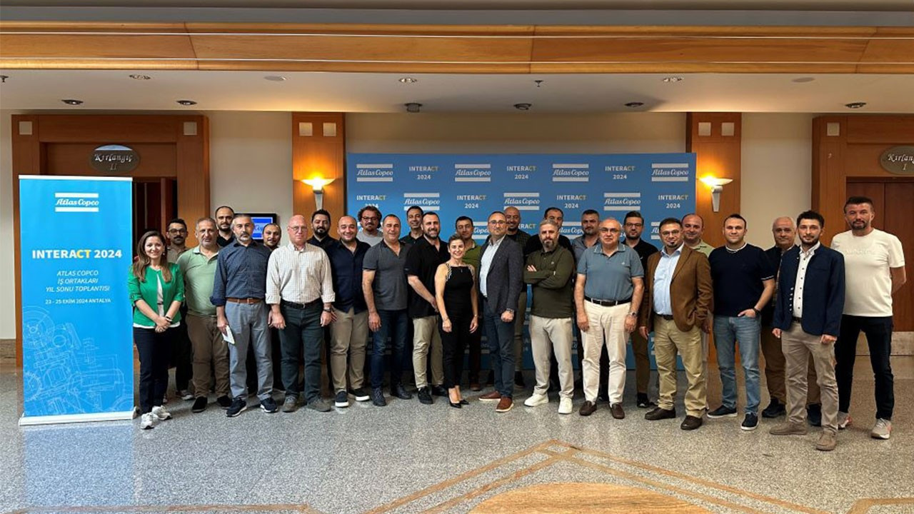 Atlas Copco kompresör tekniği bayileriyle Antalya'da buluştu