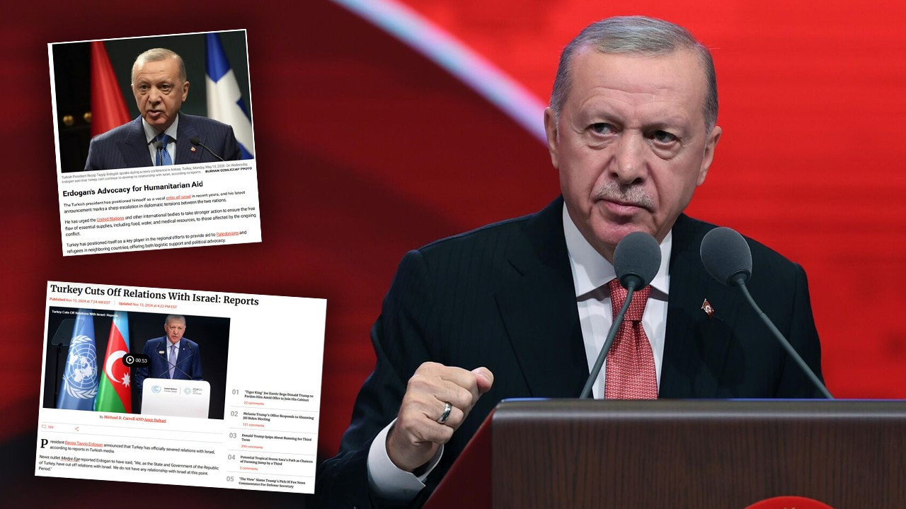 Erdoğan’ın “İsrail’le ilişkileri kestik” açıklaması dünyada gündem oldu!