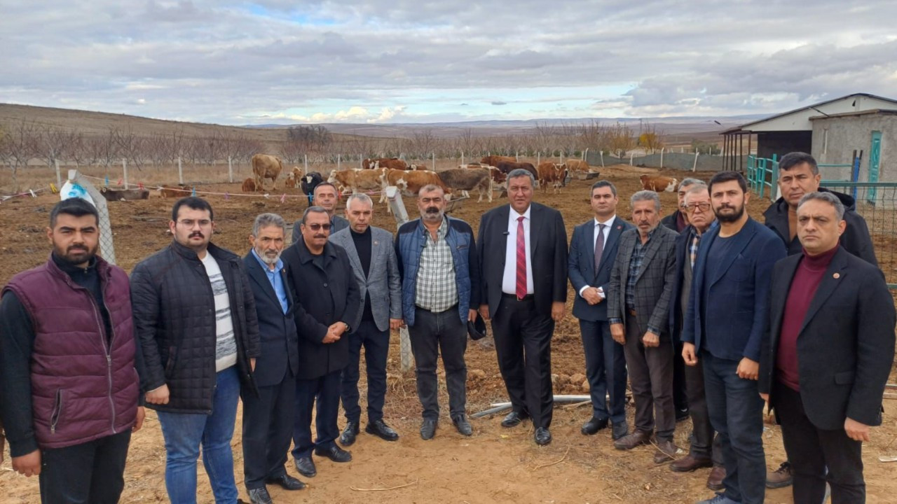 CHP Niğde Milletvekili Gürer Kırıkkale’de besicilerle görüştü, üreticiye destek çağrısı yaptı